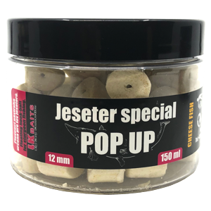 LK Baits Jeseter Special Pellets Pop UP Cheese Fish 12mm 150ml