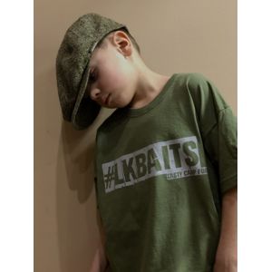 LK Baits dětské triko Potisk světle zelené 128 cm