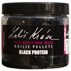 Lukas Krasa Boilies Pellet  Black Protein 12/17mm 200ml