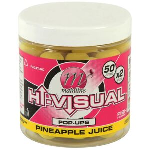 Mainline plávajúce boilie high visual mini pop up pineapple juice 12 mm