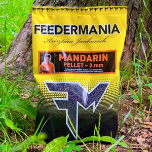 Feedermania pelety 60:40 pellet mix 2 mm 700 g - mandarin (mandarinka)