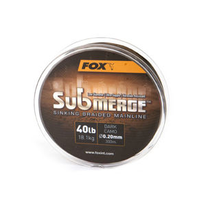 Fox pletená šnúra submerge dark camo 0,30 mm 50 lb-návin 300 m