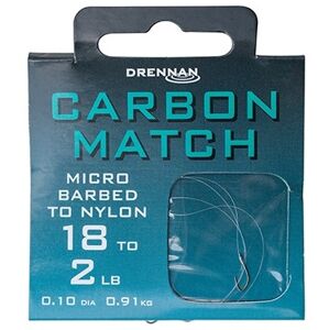 Drennan náväzec carbon match - nosnosť 2 lb veľkosť 22