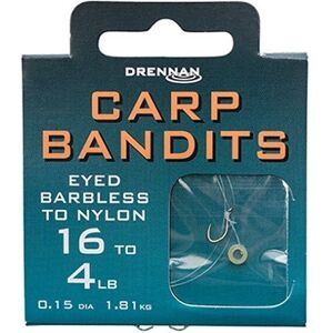 Drennan náväzec carp bandits barbless - nosnosť 4 lb veľkosť 18