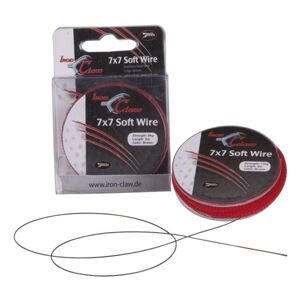Iron claw pletená oceľová šnúra 7 x 7 wire-nosnosť 4kg