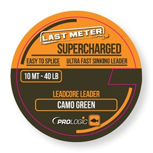 Prologic olovená šnúrka supercharged leadcore leader camo green 10 m-nosnosť 50 lb