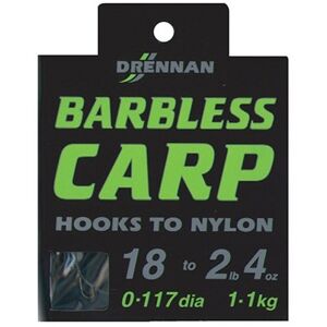 Drennan náväzec margin carp barbless - nosnosť 8 lb veľkosť 8