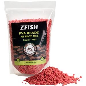 Zfish mikropeletky pva ready method feeder mix 2-3 mm 1 kg - squid krill