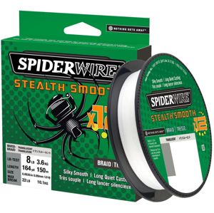 Spiderwire splietaná šnúra stealth smooth 12 hi-vis žltá 150 m - 0,9 mm 7,5 kg