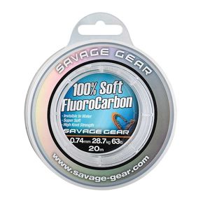Savage gear florocarbon soft fluoro carbon 50 m-priemer 0,17 mm / nosnosť 2,1 kg