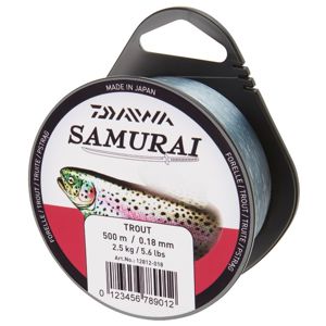 Daiwa vlasec samurai pstruh 500 m-priemer 0,18 mm / nosnosť 2,5 kg