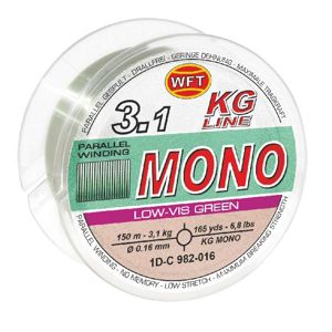 Wft vlasec kg mono green 300 m - 0,22 mm 5,6 kg