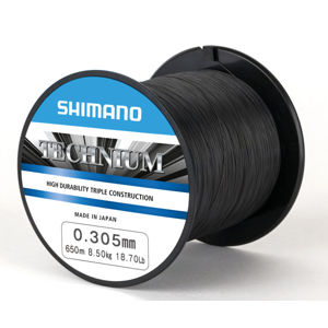 Shimano vlasec technium pb čierna-priemer 0,25 mm / nosnosť 6,1 kg / návin 300 m