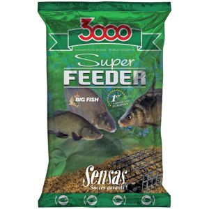 Sensas kŕmenie 3000 super feeder new 1 kg-river black