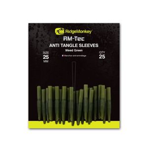 RidgeMonkey Rukávy Anti Tangle Sleeves Organic Green short - 25mm
