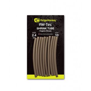 RidgeMonkey smršťovací hadička RM-Tec Shrink Tube 2,4mm Organic Brown 10ks