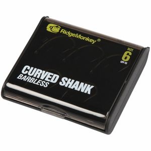 RidgeMonkey háček RM-Tec Curved Shank Barbless Velikost 2