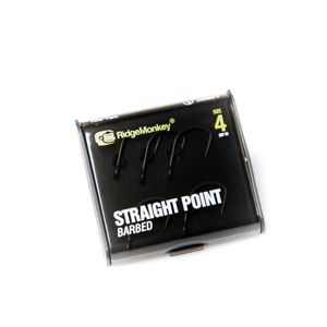 RidgeMonkey háček RM-Tec Straight Point Barbed Velikost 4