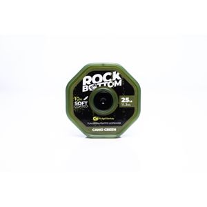 RidgeMonkey šňůrka RM-Tec Rock Bottom Tungsten Coated Soft 25lb 10m Camo Green