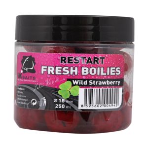 LK Baits Fresh Boilie Restart Wild Strawberry 14mm 150ml