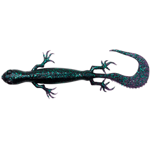 Savage gear gumová nástraha 3d lizard snking green pumpkin purple 10 cm 5,5 g