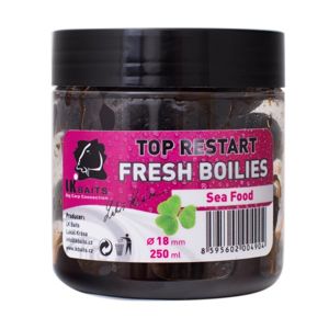 LK Baits Fresh Boilie TopRestart Sea Food 14mm 150ml