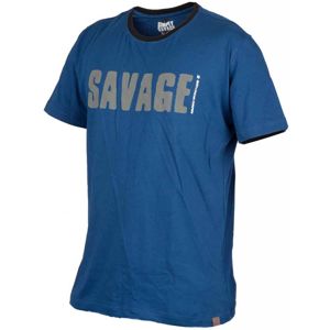 SAVAGE GEAR Triko Simply Savage Tee - modré XXL