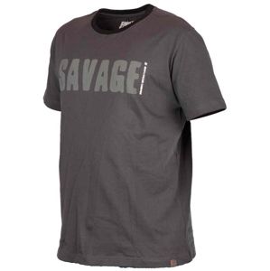 SAVAGE GEAR Triko Simply Savage Tee - šedé XL
