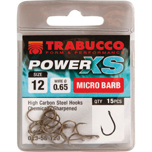 Trabucco háčiky power xs 15 ks-veľkosť 10