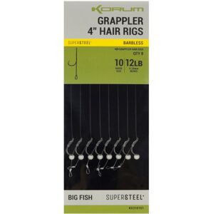 Korum nadväzec grappler 15” hair rigs barbed 38 cm - veľkosť háčika 10 priemer 0,28 mm nosnosť 12 lb