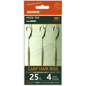 Life orange nadväzce carp hair rigs s1 14 cm 3 ks - 4 25 lb