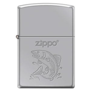 Zippo benzínový zapaľovač fish 22102