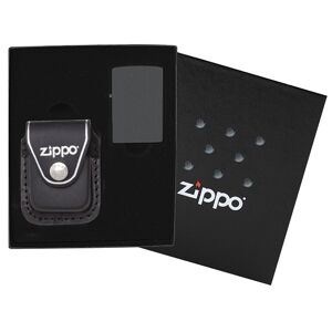 Zippo darčeková kazeta s čiernym puzdrom